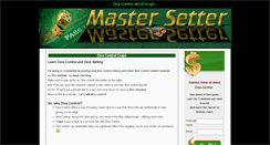 Desktop Screenshot of mastersetter.com